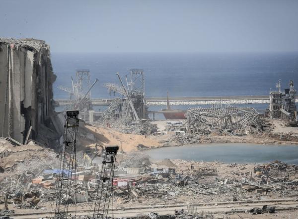 photo of Beirut shows massive destruction following explosion