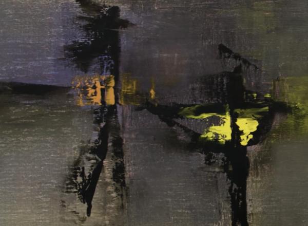 detail Gaitonde’s "Painting, 4" 