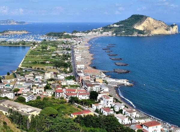 Capo Miseno, Punta Pennata, Miliscola Beach, and Capo Miseno, 2015. License