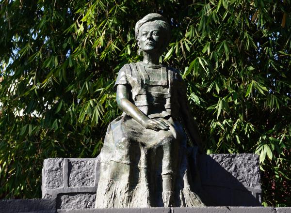 Frida Kahlo Statue in Frida Kahlo Park