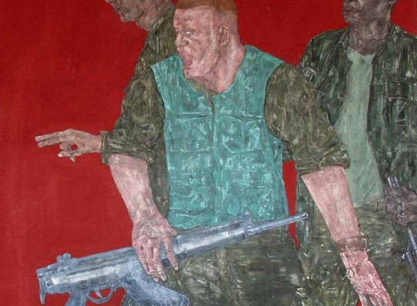 Leon Golub, Mercenaries IV (detail),1980