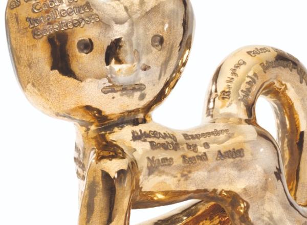 Grayson Perry, Hideously Expensive Bauble by Name Brand Artist, 2019. Glazed ceramic. 39 x 56 x 19 cm. Estimate: £18,000 - 25,000