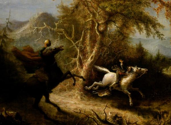 The Headless Horseman Pursuing Ichabod Crane / John Quidor / Smithsonian American Art Museum 