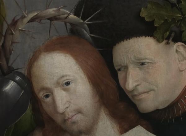 detail Hieronymus Bosch Christ Mocked
