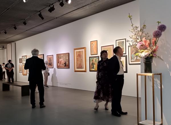 An auction preview at Christie’s last spring. Source.