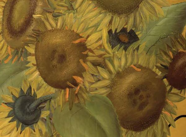 Fernando Botero’s “Girasoles After van Gogh” (1970).