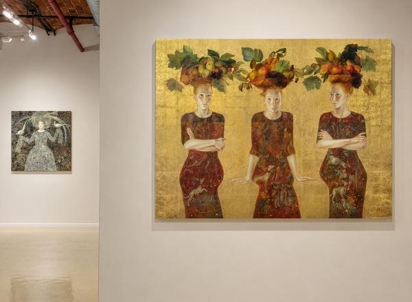 The Garden of Invisible Birds, by Igor and Marina, installation view. 