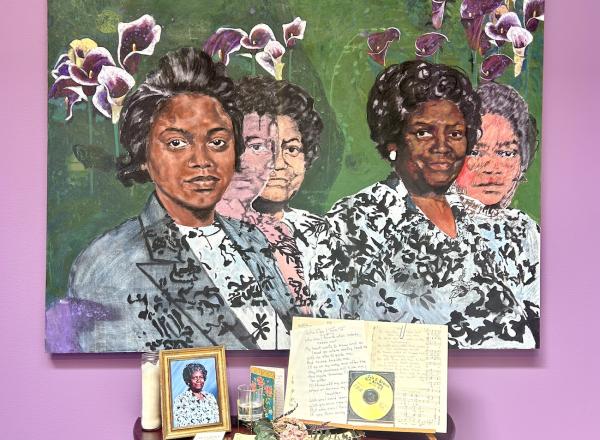 Jasmine Nikole, My Soul is Anchored, 2025. For Mr. Douglas McClure. "Everything he did, he did it smooth." 