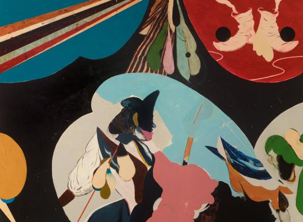 Kenichi Hoshine (b. 1977), Wurlitzer, 2019. Acrylic on wood.