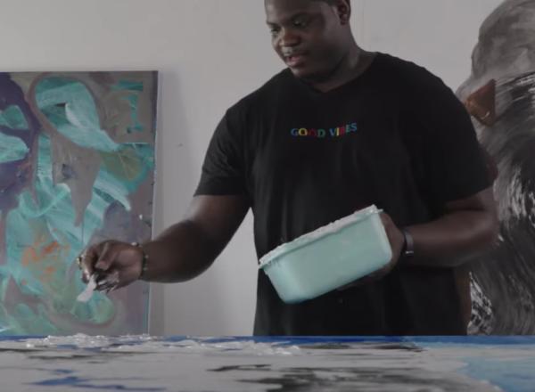 Christie's Studio Visit with Artist Khari Turner