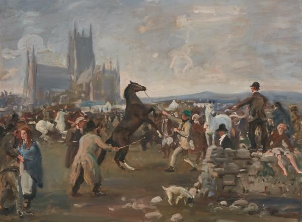 Painting of Horse Fair