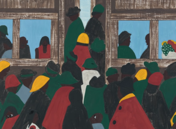 Jacob Lawrence migration painting