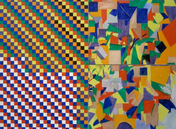 Marjorie Welish, The High Valley, 1984.