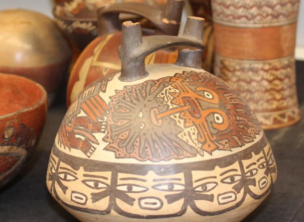 nasca pottery from the cornell collection, photo and research on said collection by Cristina Stockton-Juarez.