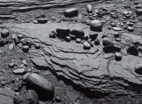 detail of rock photograph