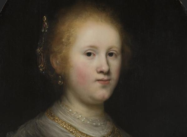 Rembrandt portrait of a woman from the Allentown Art museum