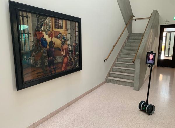 The Double robot with Edward Burra's War in the Sun, 1938