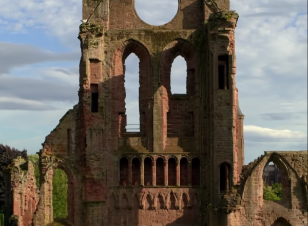 Scottish ruins of abbey