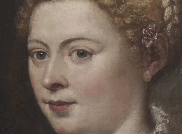 Detail of Portrait of a Lady and her Daughter