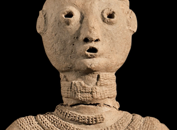 Image of sculpture depicting human figure