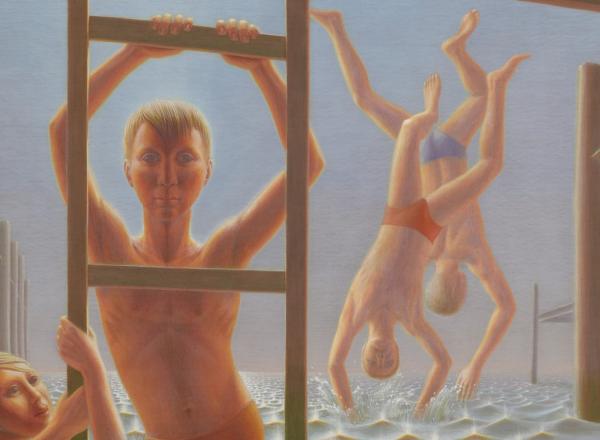 George Tooker, Divers, 1952
