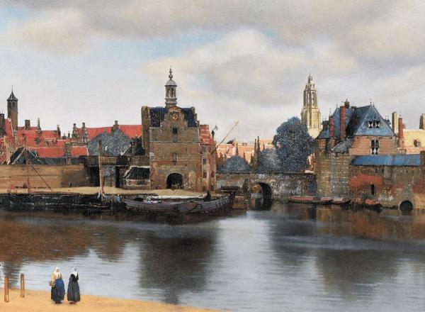View of Delft File:Vermeer-view-of-delft.jpg - Wikimedia Commons (1960-61)/ Mauritshuis, The Hague