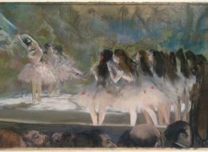 Edgar Degas, Ballet at the Paris Opéra, 1877