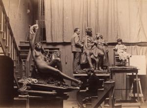 Daniel Chester French in his studio, New York, c. 1889, Department of Image Collections, National Gallery of Art Library, Washington, DC