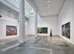 Installation view, ‘Flora Yukhnovich. Bacchanalia,’ Hauser & Wirth Downtown Los Angeles, 30 October 2025 - 18 January 2026 © Flora Yukhnovich