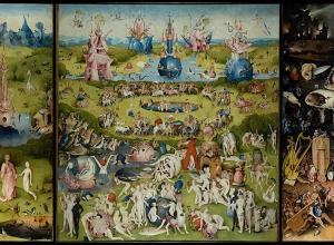 Hieronymus Bosch, Garden of Earthly Delights, between 1490 and 1500, oil on canvas