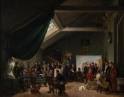 Auguste-Xavier Leprince (French, 1799–1826), The Artist's Studio, 1826