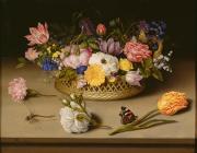 Ambrosius Bosschaert's "Flower Still Life"