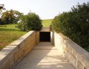 Entrance to the Royal tombs within the Great Tumulus at Aigai (Vergina), Greece, 2008. License