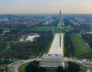 National Mall aerial view, Wikimedia Commons