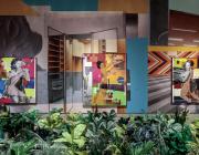 Installation view of Mickalene Thomas: All About Love at The Broad, Los Angeles, May 25–September 29, 2024. 