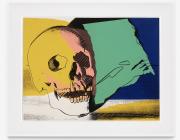 Mulit-colored skull painting
