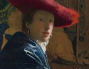 Johannes Vermeer, Girl with a Red Hat, 1665-67, oil on panel, National Gallery of Art, Wikimedia Commons