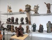 Installation view of Gail Goldsmith: Pieces from Lifetime at Shin Gallery.