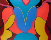 Diane Novetsky, Goin’ Fishin’, 2020. Acrylic on canvas. 60 x 54 inches.