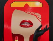 Oli Epp, Aspirin, 2023. Oil and acrylic on canvas. 78 3/4 × 70 7/8 inches (200 × 180 cm). Courtesy the artist and Semiose, Paris 