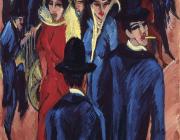 Ernst Ludwig Kirchner, Berlin Street Scene, 1913-14