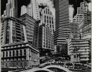 Lola Álvarez Bravo. Anarquía arquitectónica en la ciudad de México (Architectural Anarchy in Mexico City), about 1954