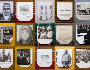 Assorted Samosa Packets from Sofia Karim’s Turbine Bagh project. Designed and made by Sofia Karim using artwork and texts from various artists and writers, 2019-ongoing.