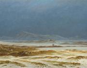 Caspar David Friedrich, Northern Landscape, Spring, c. 1825. License