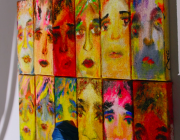 The Cathedral of Faces by Nujoom Al-Ghanem. Image by Anas Alkassem for the Khaleeji Art Museum.