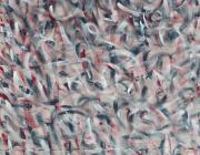 Charles K. Williams, Valcanoes Fault Lines Tunnels, 52 x 52 in.