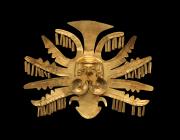 Unknown, Headdress Ornament, 1st–7th century. Made in Colombia, Calima (Yotoco). Gold. 8 1/2 × 11 1/2 ×1 1/4 in. (21.6 × 29.2 × 3.2 cm). The Met. Gift and Bequest of Alice K. Bache, 1966, 1977. 66.196.24.
