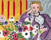 Henri Matisse, Detail of Purple Robe with Anemones, 1937. The Baltimore Museum of Art: The Cone Collection, formed by Dr. Claribel Cone and Miss Etta Cone of Baltimore, Maryland, BMA 1950.