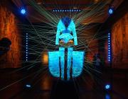  Glowing transgenic silk garment