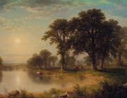 Asher B. Durand, Summer Evening, 1865. 